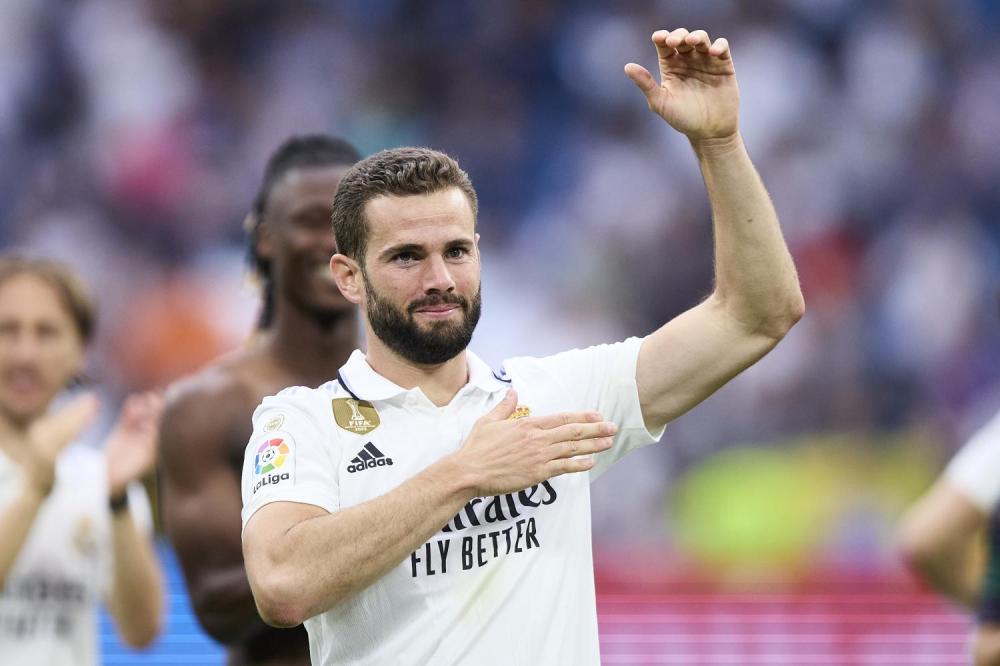 Nacho Fernandez of Real Madrid Cf during a match between Real Madrid v Athletic Club as part of LaLiga in Madrid, Spain, on June 4, 2023.
