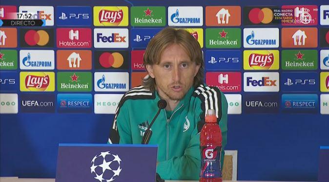 Luka Modric rueda de prensa