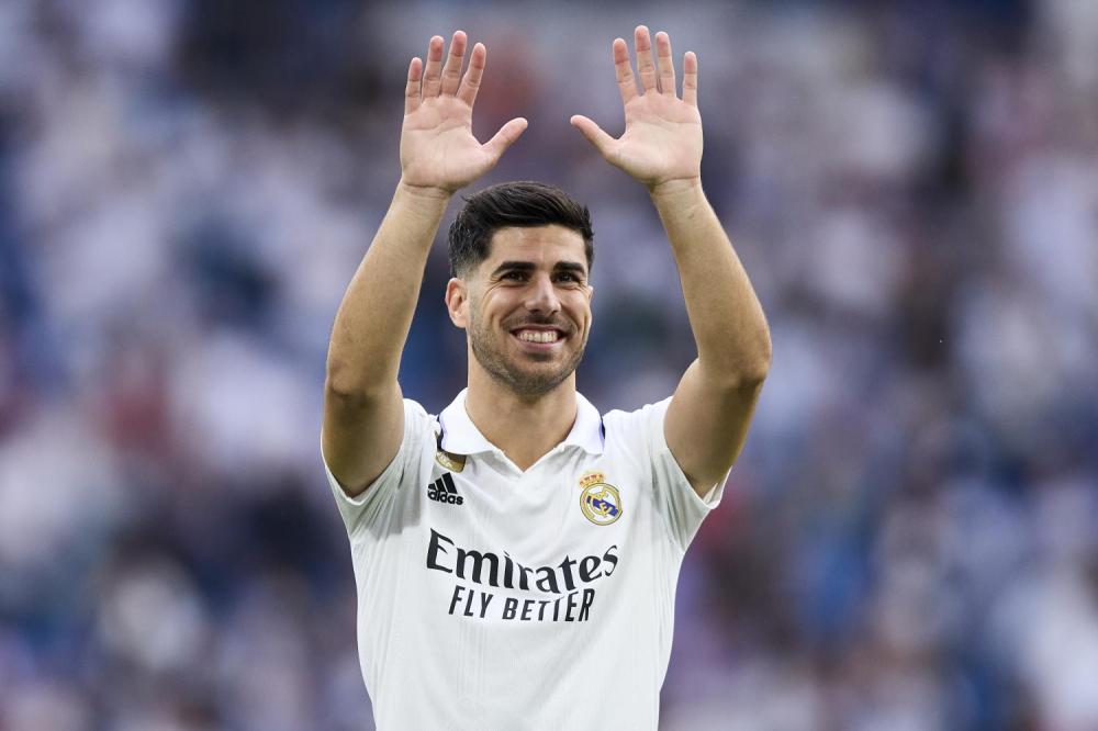 Marco Asensio of Real Madrid Cf during a match between Real Madrid v Athletic Club as part of LaLiga in Madrid, Spain, on June 4, 2023.